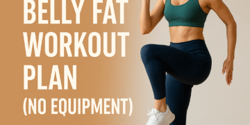 🔥7-Day Belly Fat Workout Plan (No Equipment)